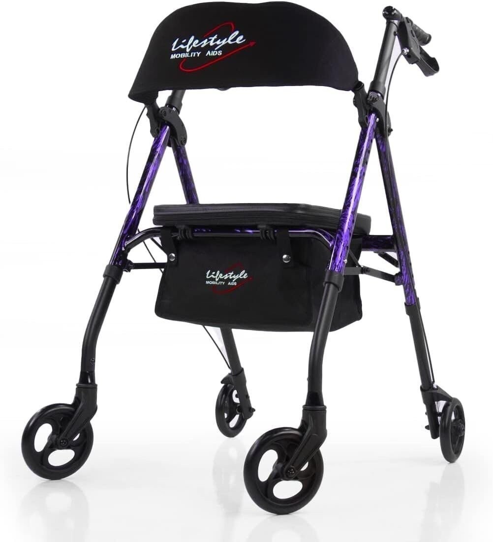 Lifestyle Mobility Aids Royal Universal Aluminum 4 Wheel Rollators (Laser...