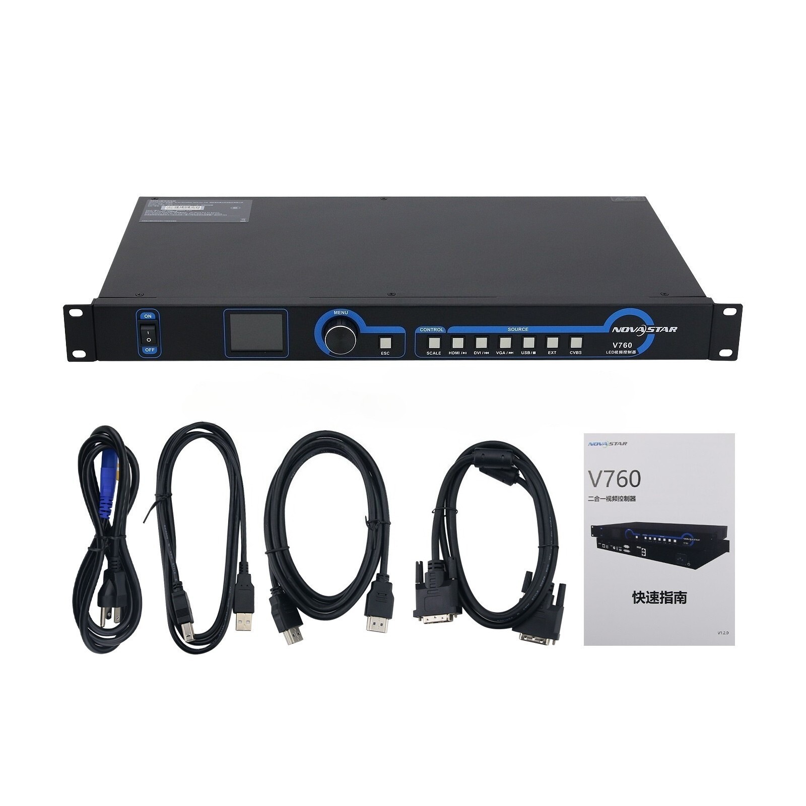 NOVASTAR V760 1.3MP LED Display Controller for Hotels Exhibitions Shopping Malls