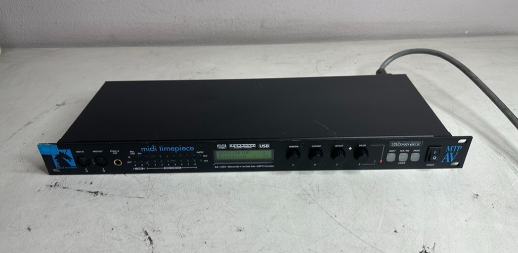 Vintage MOTU MTP AV Midi Timepiece USB Studio Effects Rack USA Mark Of Unicorn