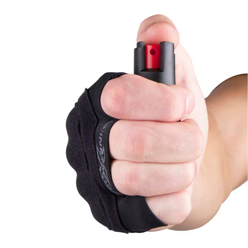 Pepper Spray Runner'S Pepper Spray with Knuckle Protection 3-In-1, Instafire Xtr