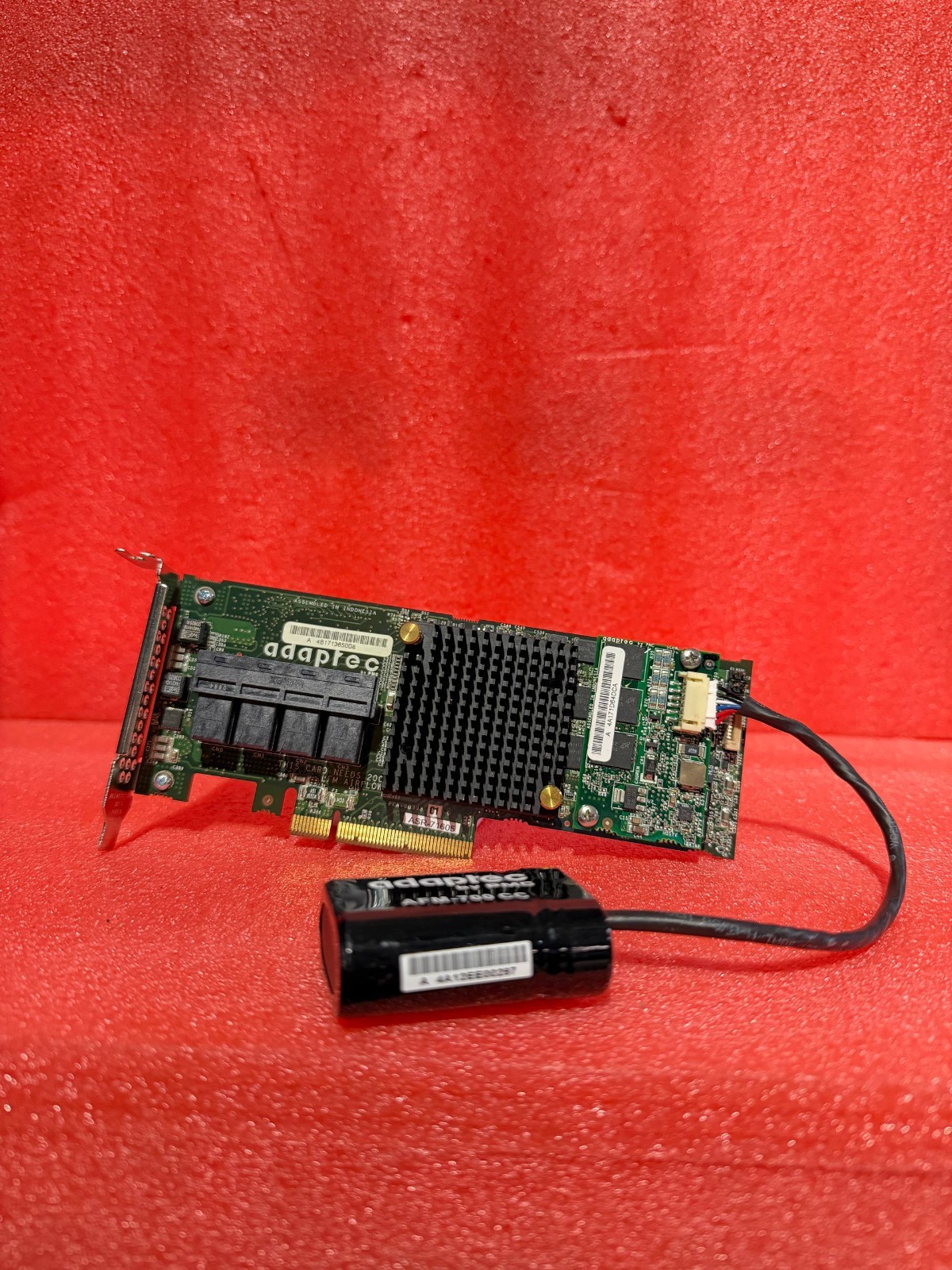 Adaptec ASR 71605 16 Ports RAID 1GB Flash Cache Vault BBU