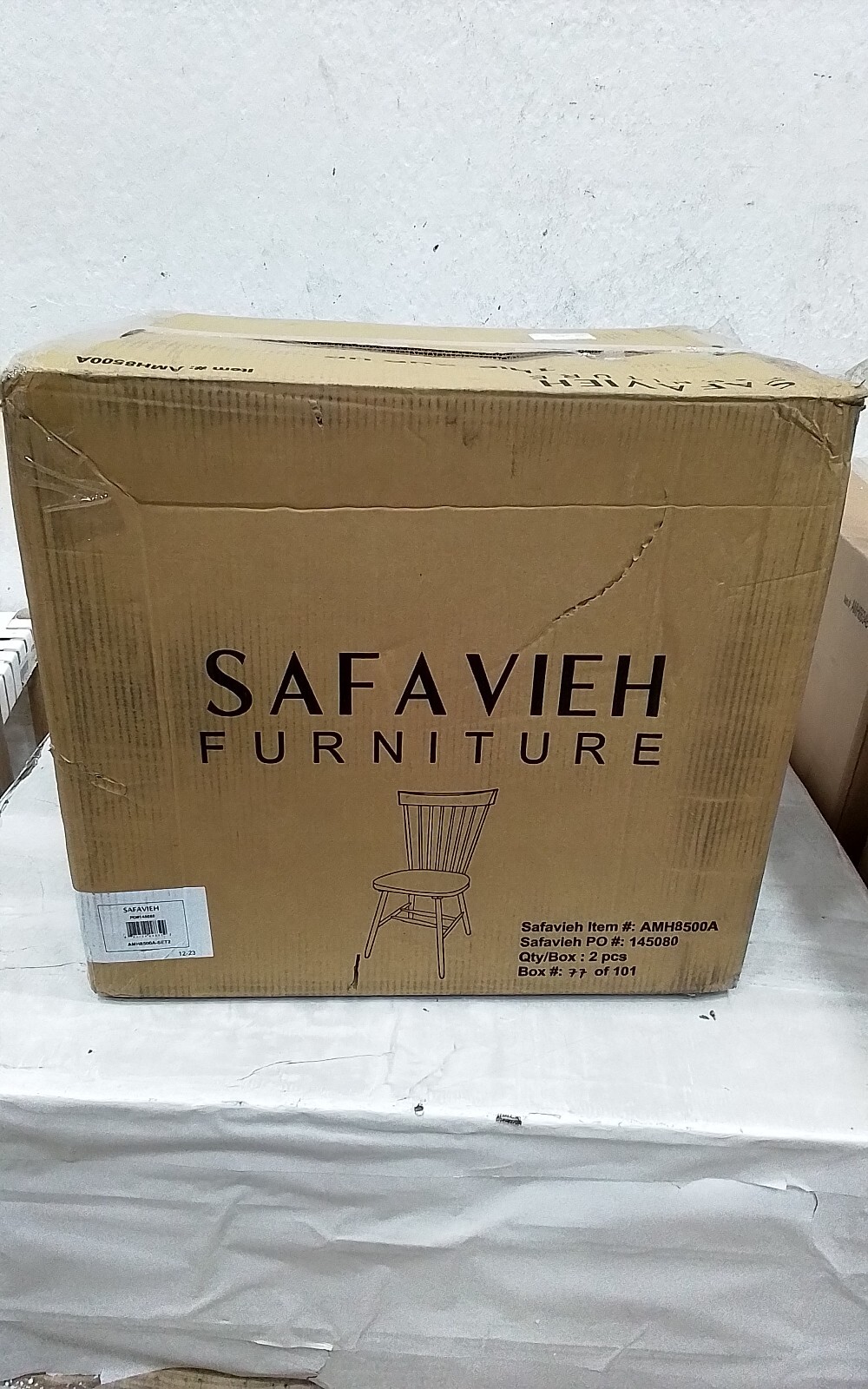 Safavieh PARKER SPINDEL SIDE CHAIR, Reduced Price 2172733750 AMH8500A