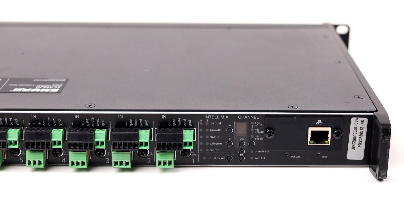 Shure SCM820 8 Channel Digital Automatic Mixer p883