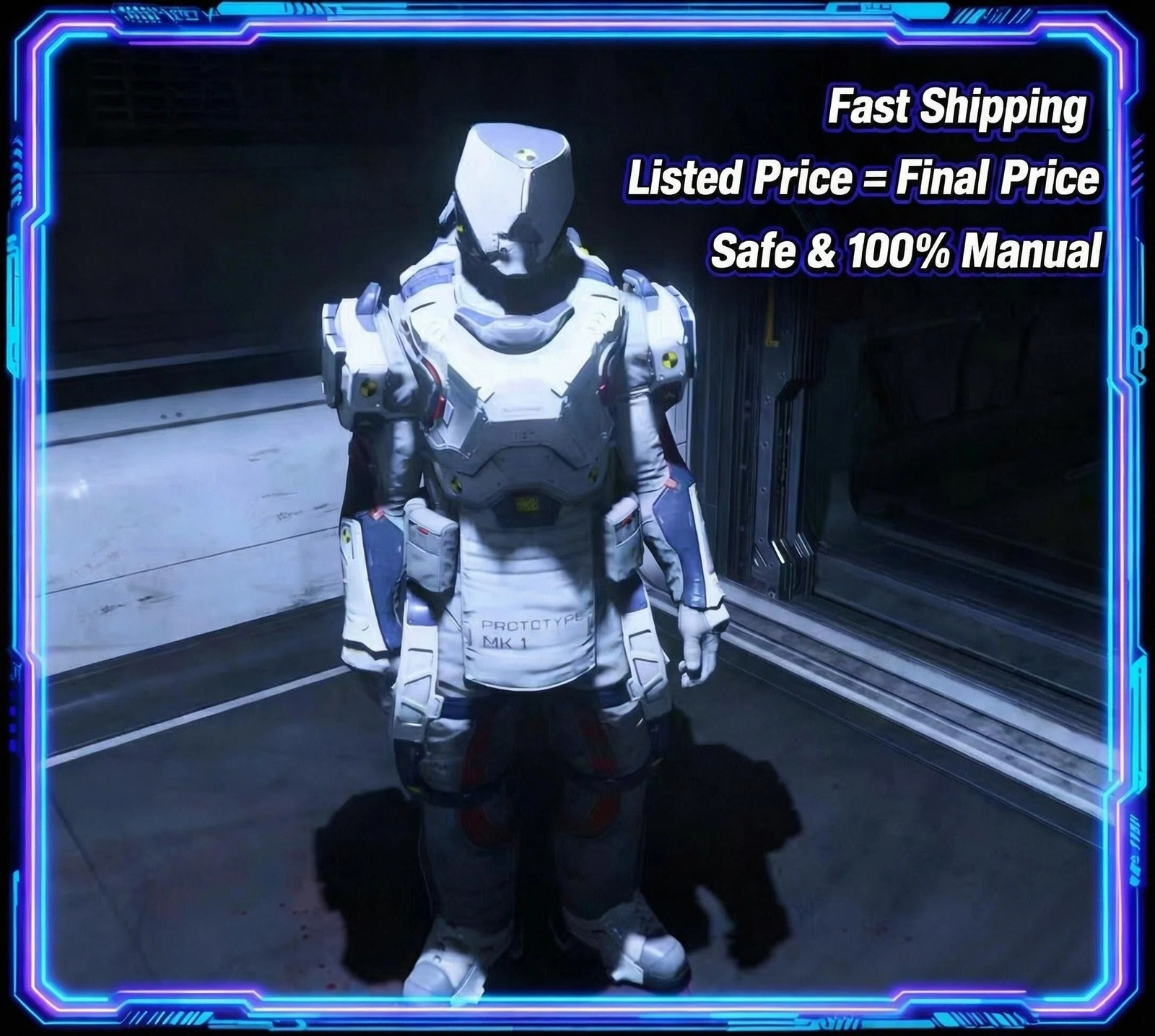 Star Citizen Wikelo Paladin MK I Heavy Armor Set | White Rare