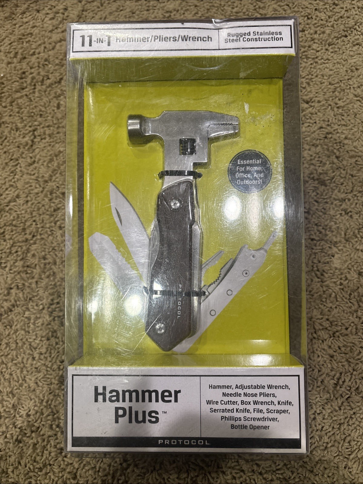Protocol Hammer Plus 11 in 1 Multipurpose Tool - BRAND NEW K8