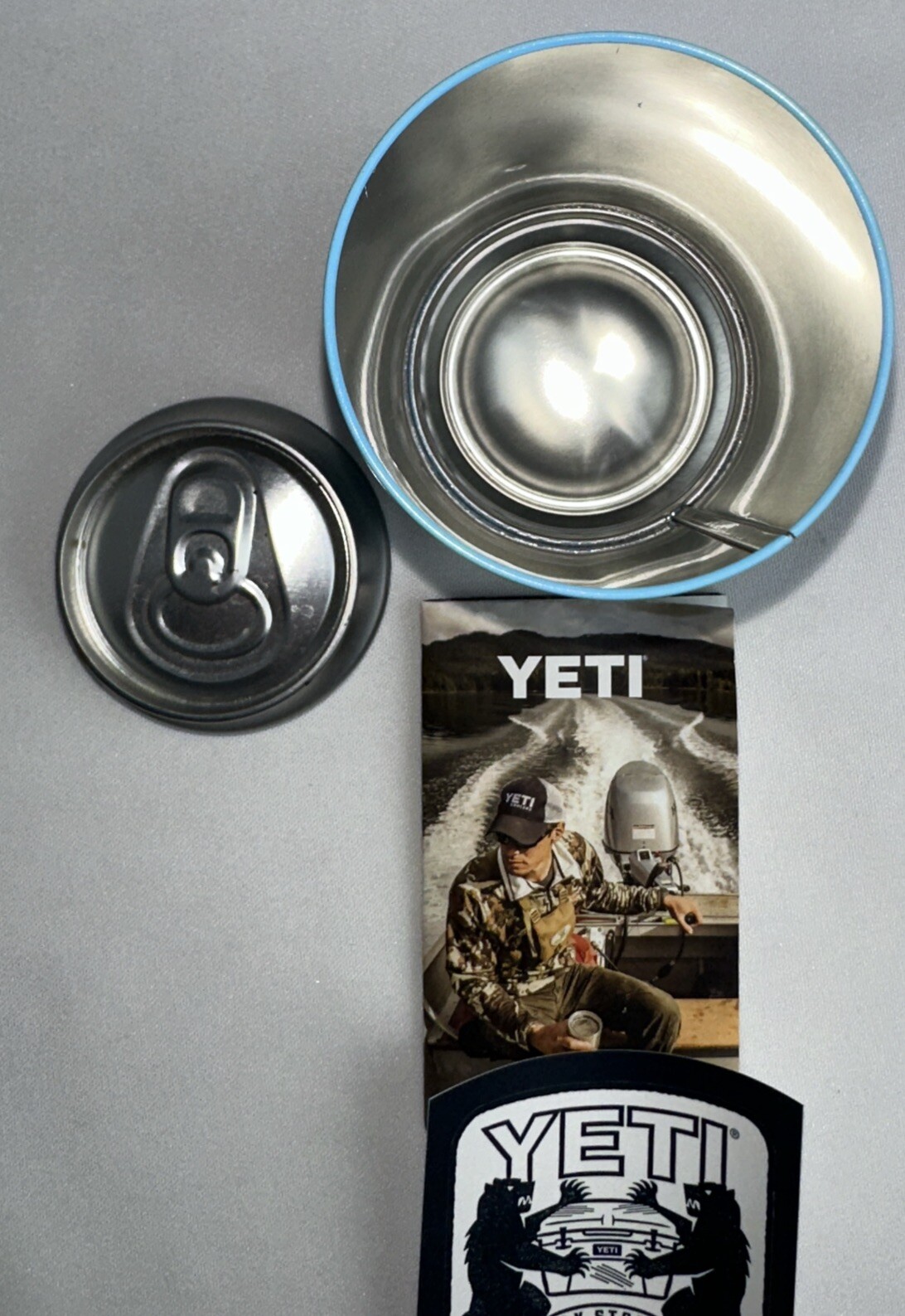 Yeti Rare Air Display Can With Paperwork and Sticker
