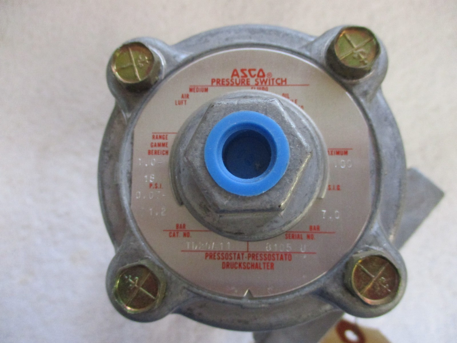 NEW ASCO TRI POINT Pressure Switch TD20A11 SC20A