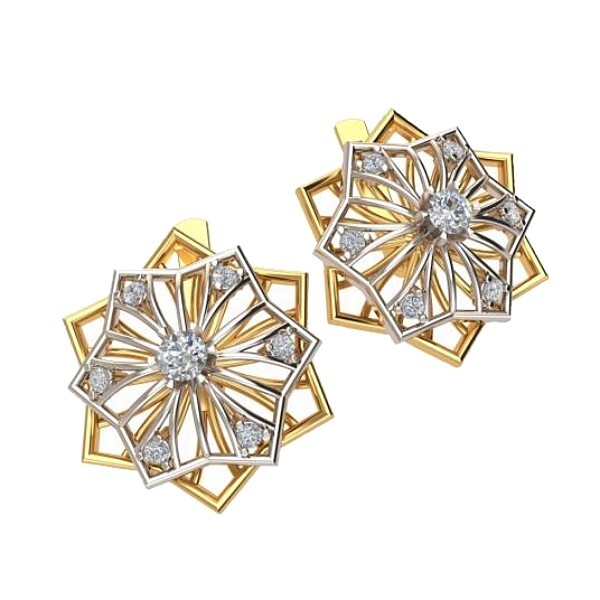 2 pairs Earring Wax patterns for lost wax casting Gold Jewelry/waxes_ 41334