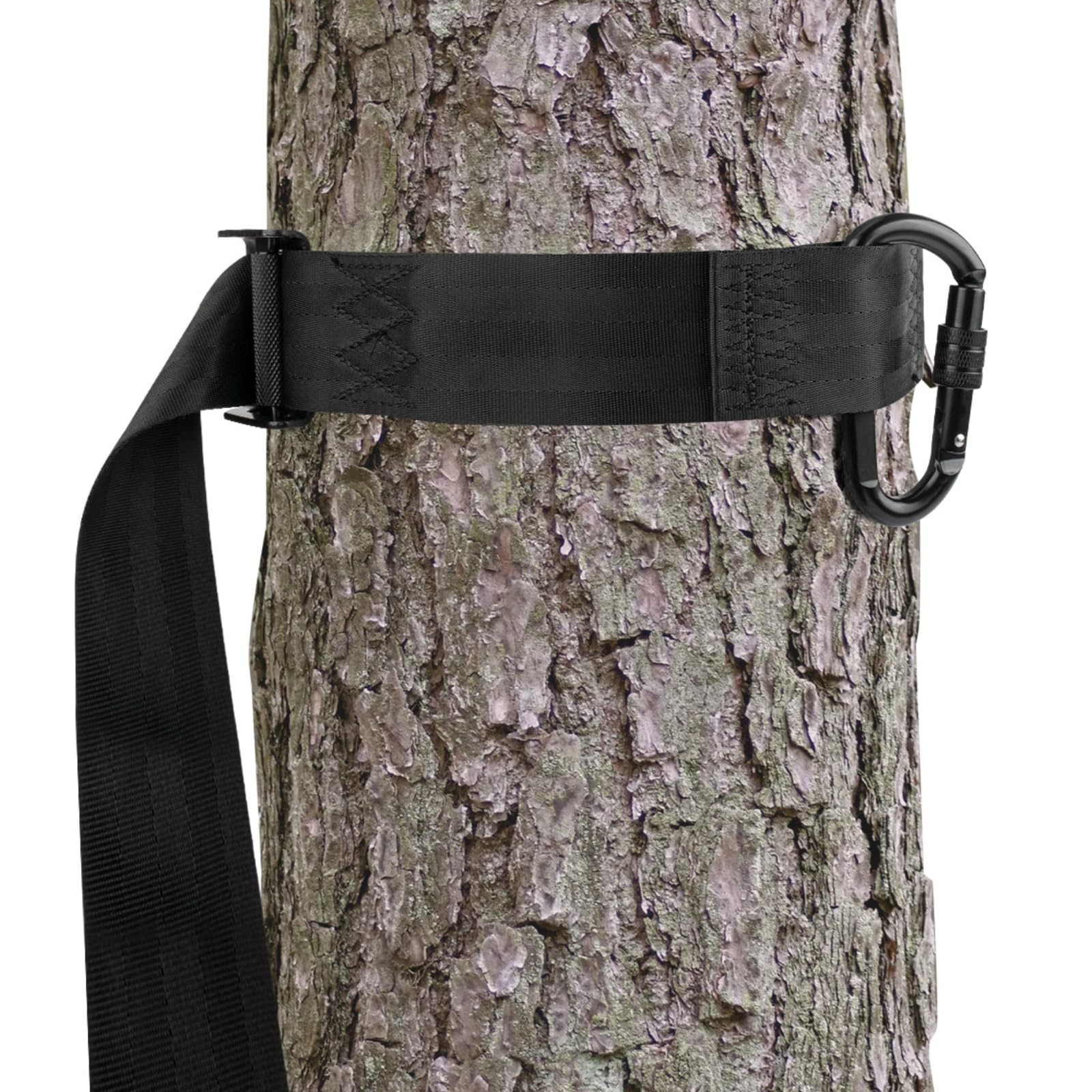 Quick-Connect Treestrap for Hunter Safety System - Climbing Stand Strap Trees...