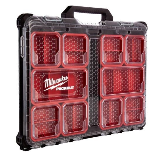 Milwaukee 4932471064 Black PACKOUT Slim Organiser