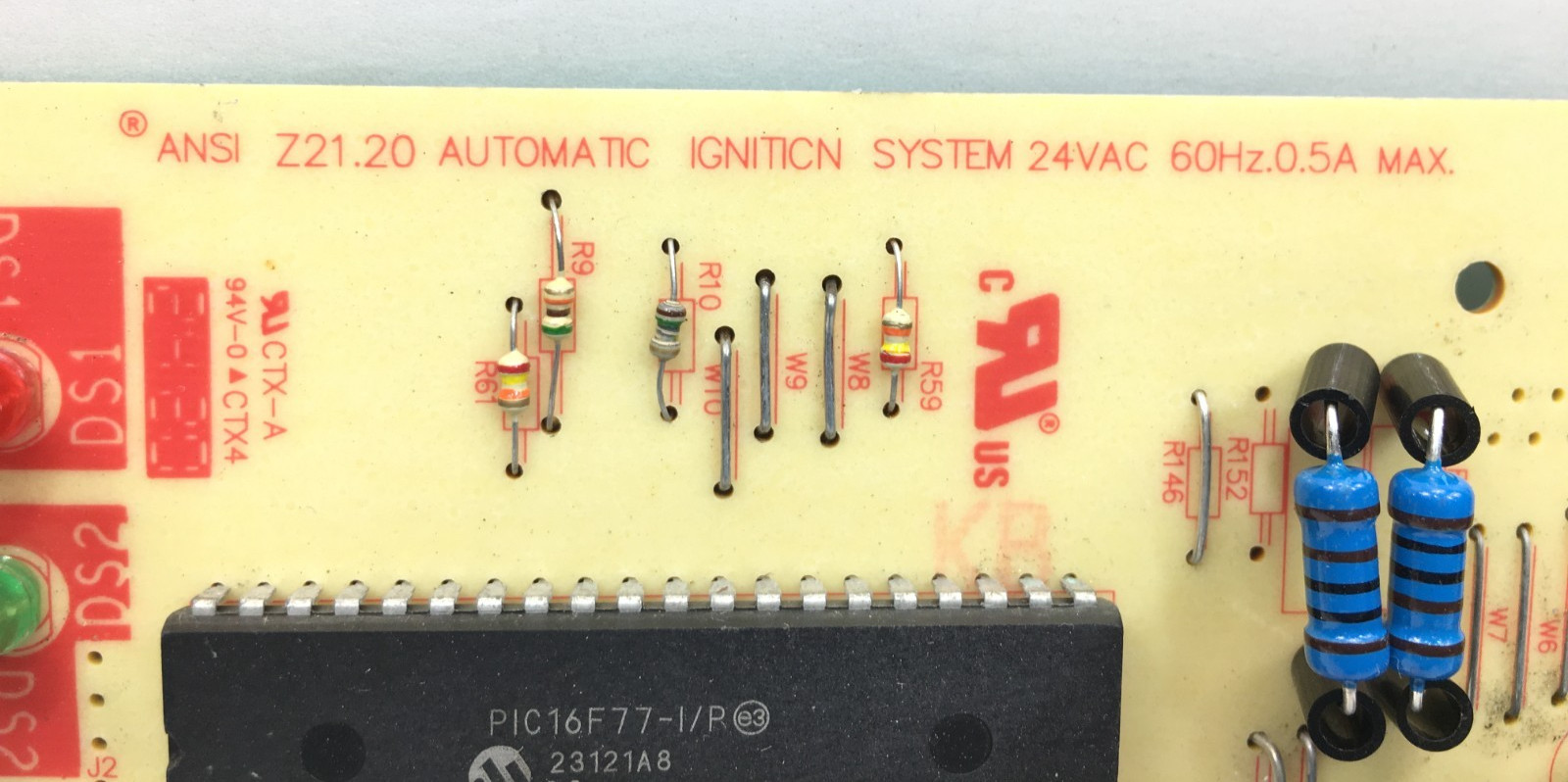 Emerson 4544-001 Control Circuit Board used # P734A