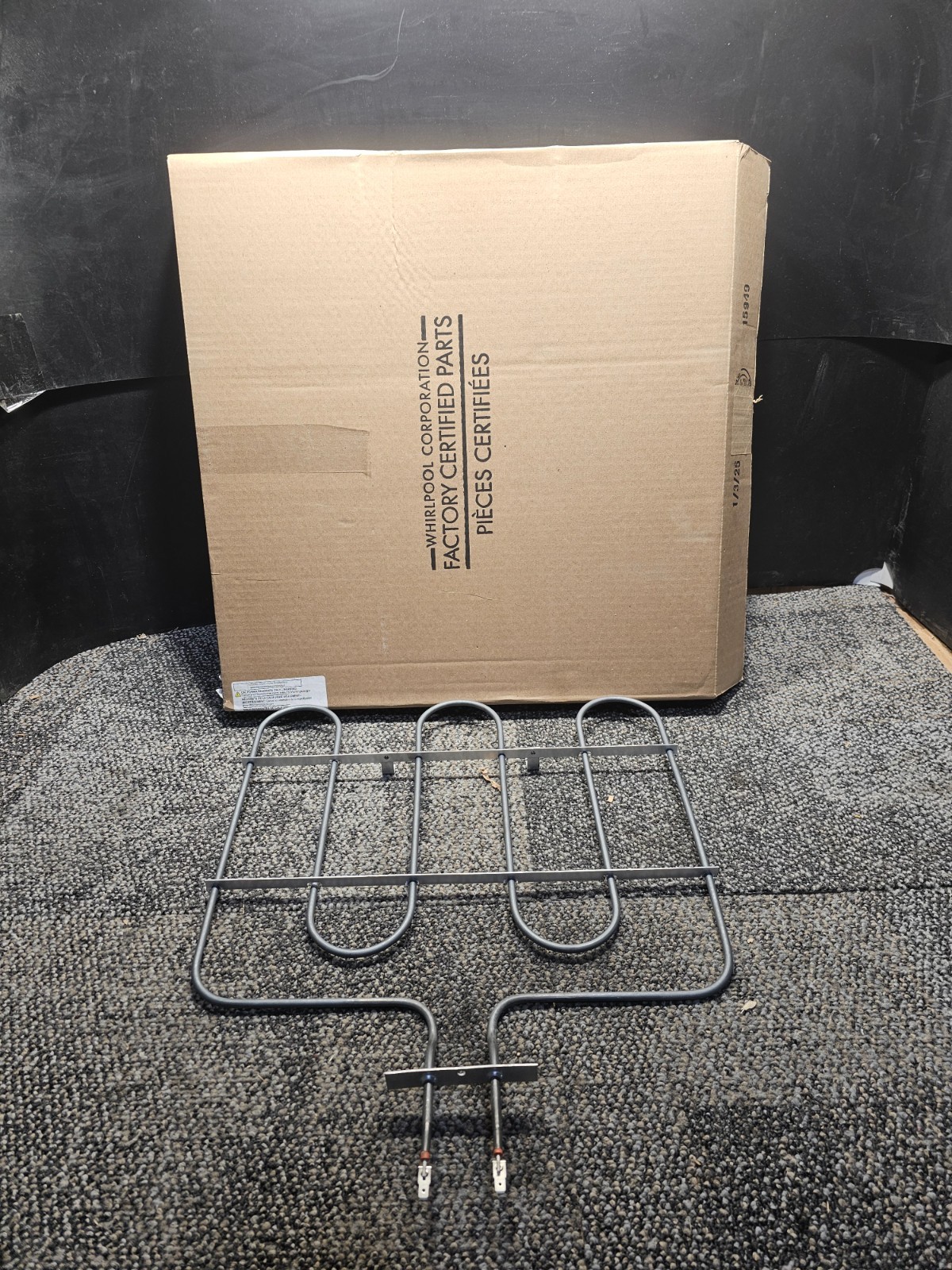 Whirlpool WP74008692 Range Broil Element, Upper, Fits JER8785QAS,MER5775QAW