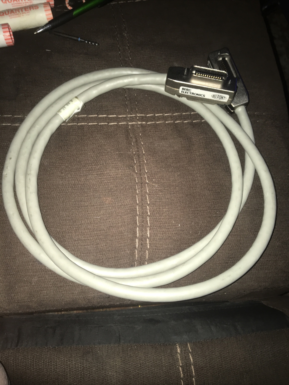 DU PONT BERG ELECTRONIC 81190-020 DOUBLE SHIELDED CABLE 2.1 METER GPIB INTERFACE