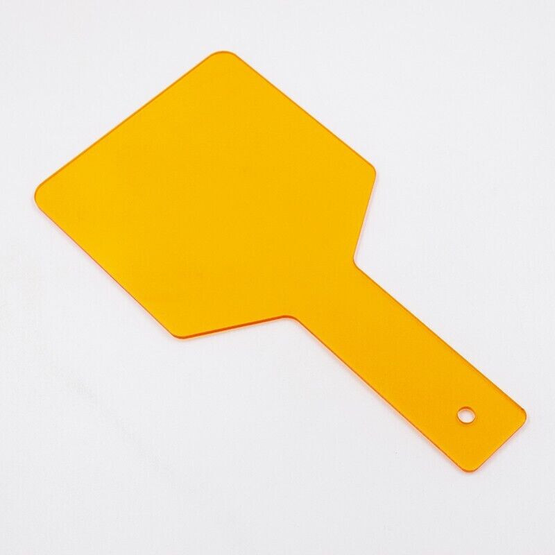 Dental Protective Curing Shield Hand-Held Visible Light Filter Paddle Orange Kit