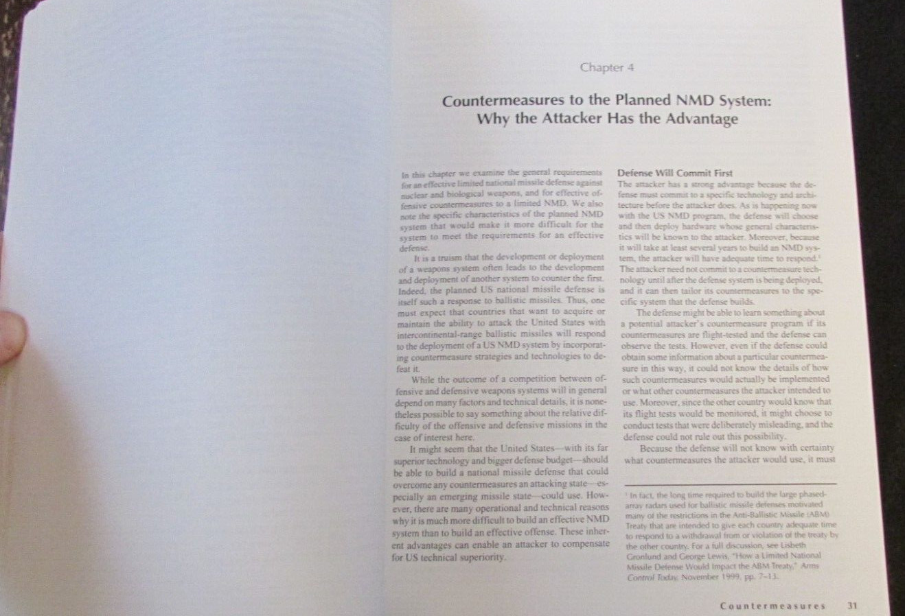 2000 US Missile Defense System Technical Evaluation MIT Concerned Scientists
