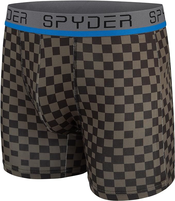 4 Pck SPYDER MEN MESH PERFORMANCE STRETCH Boxer Briefs BLACK Medium Large XLarge