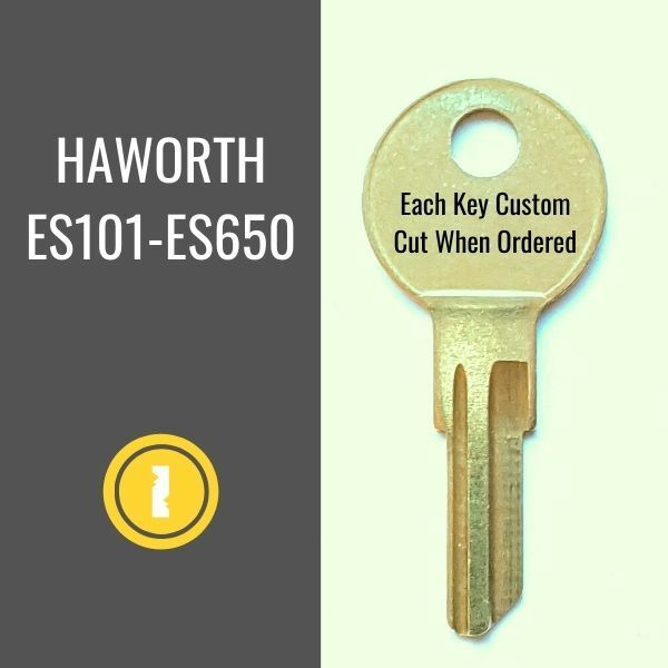 Replacement HAWORTH File Cabinet Key - Series ES551-ES650 - Buy 1 Get 1 50% Off