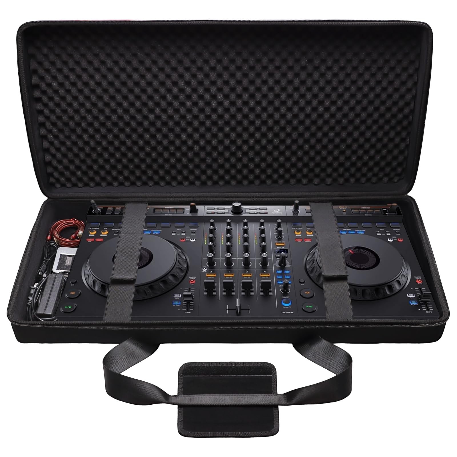 DR·AMIU DJ 34.0" * 16.5" * 5.0" with a weight of 6.11 pounds, Black