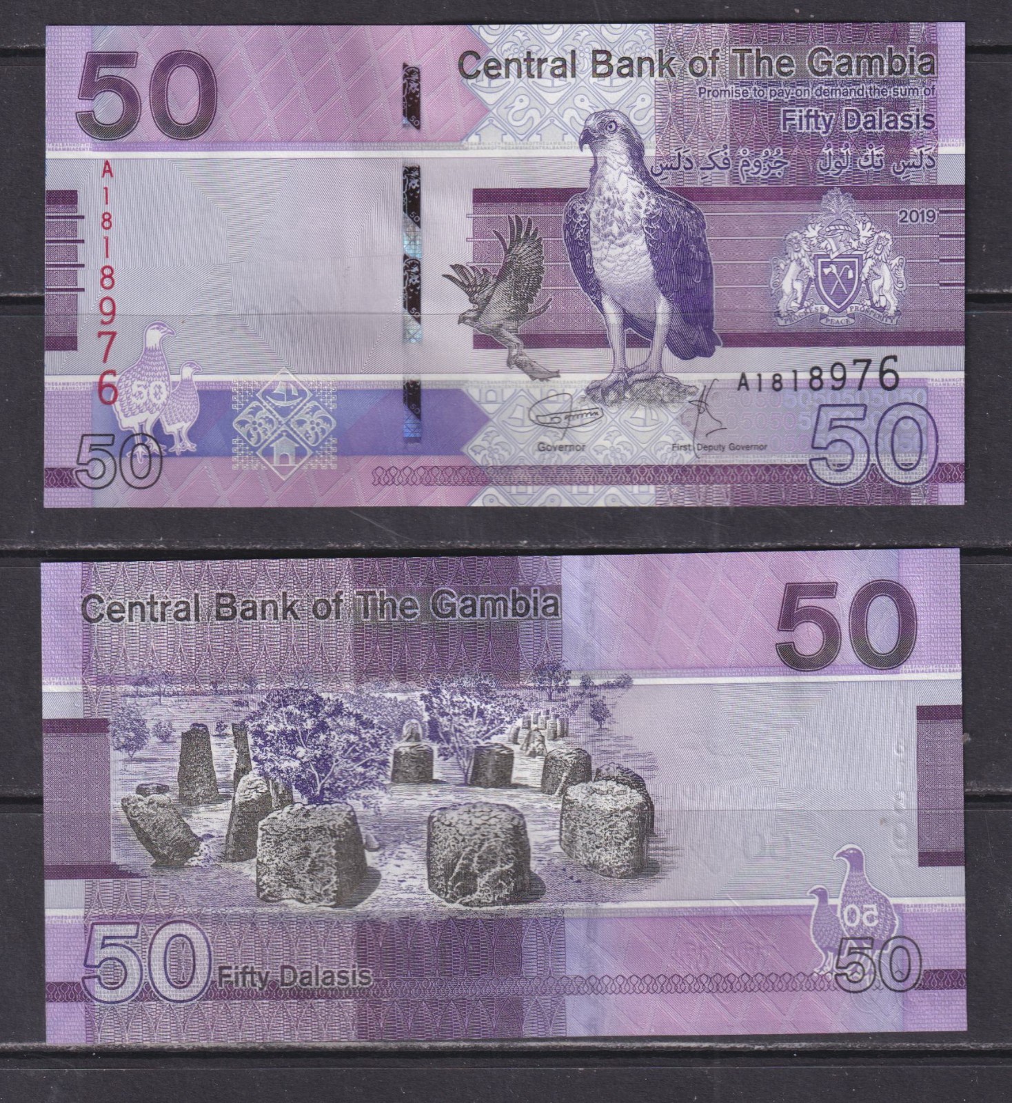 GAMBIA - 2019 50 Dalasis UNC Banknote
