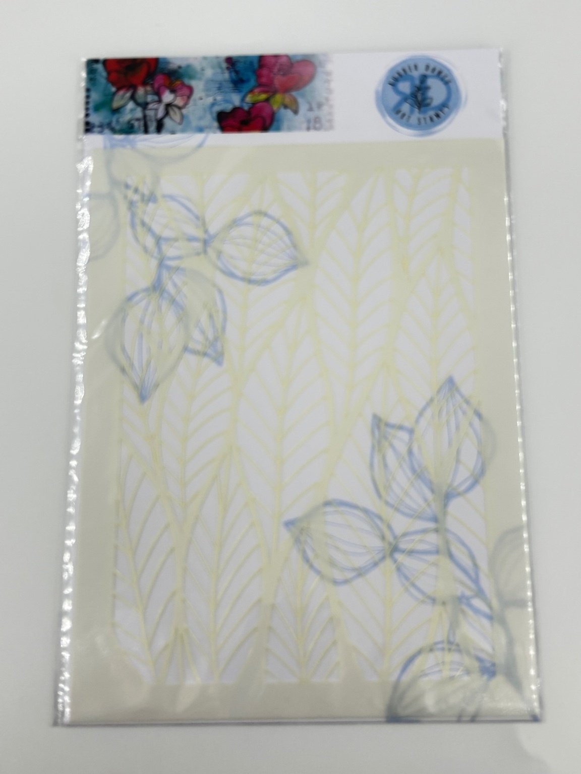 Rubber Dance Art Stamps Leaves #2 S016 Stencil Scrapbooking Paper Craft
