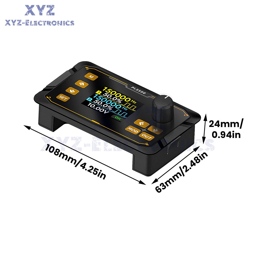 PLS500 Dual-Channel Pulse PWM Signal Generator Adjustable Programmable Dead zone