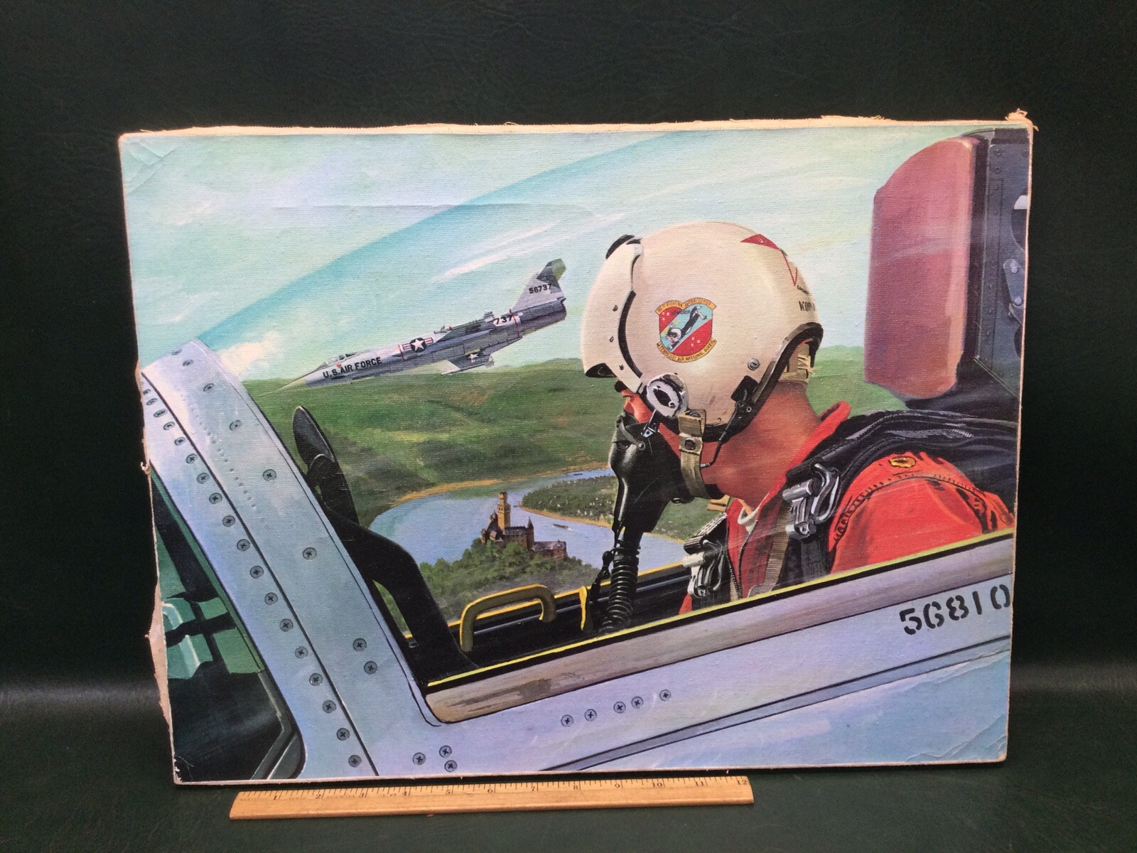 Watch Over Rhine by Valigursky National Guard 151 1st Fighter USAF Canvas Print