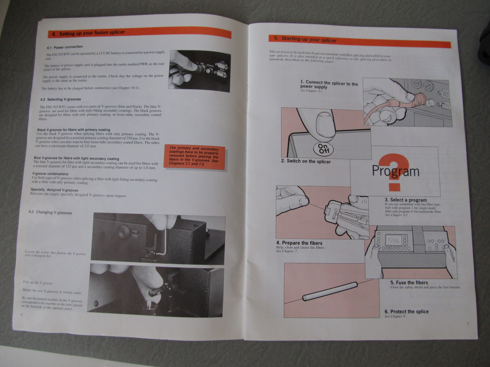Ericsson FSU 925 RTC Fusion Splicer ****