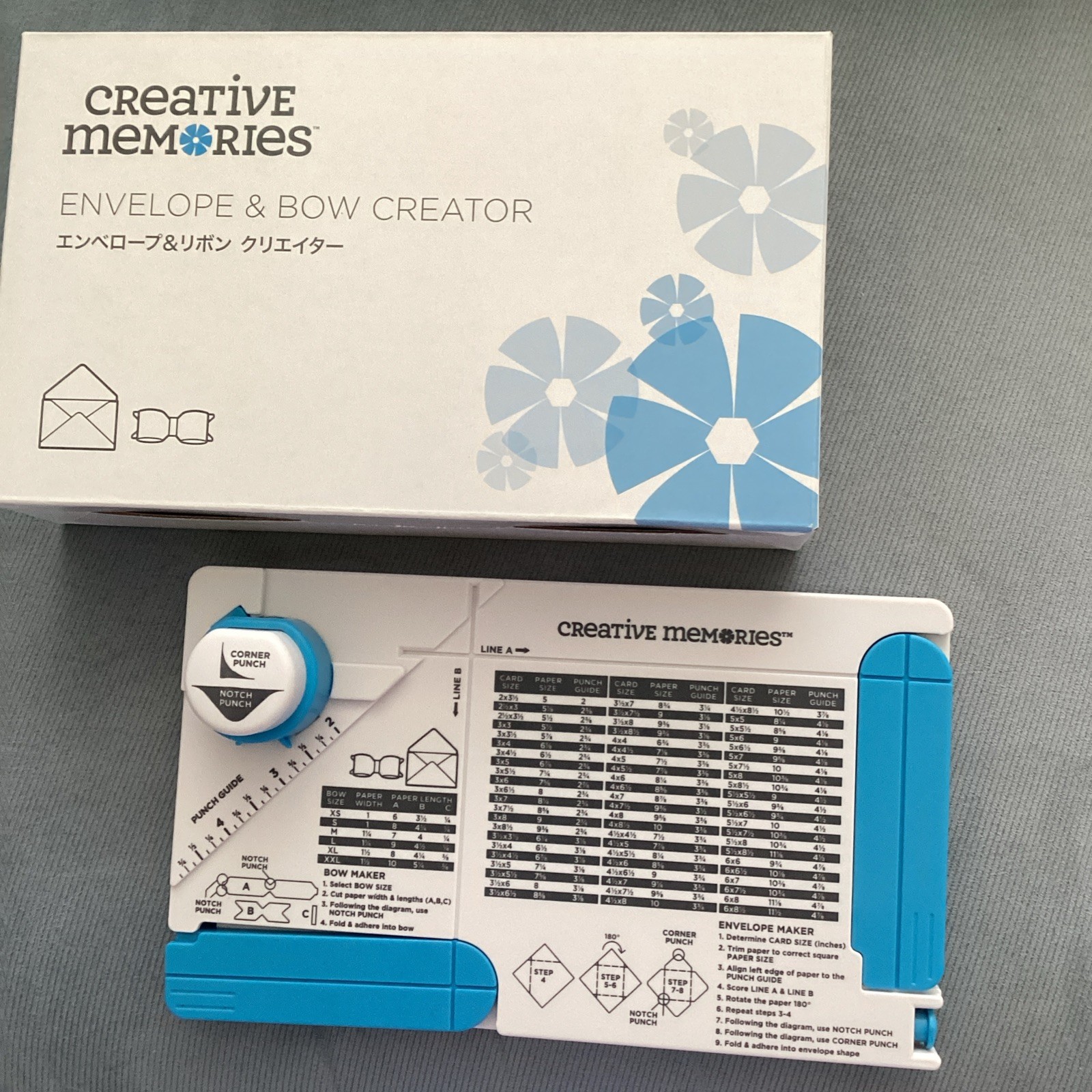 Creative Memories Envelope & Bow Creator Tool New, Never Used In Box