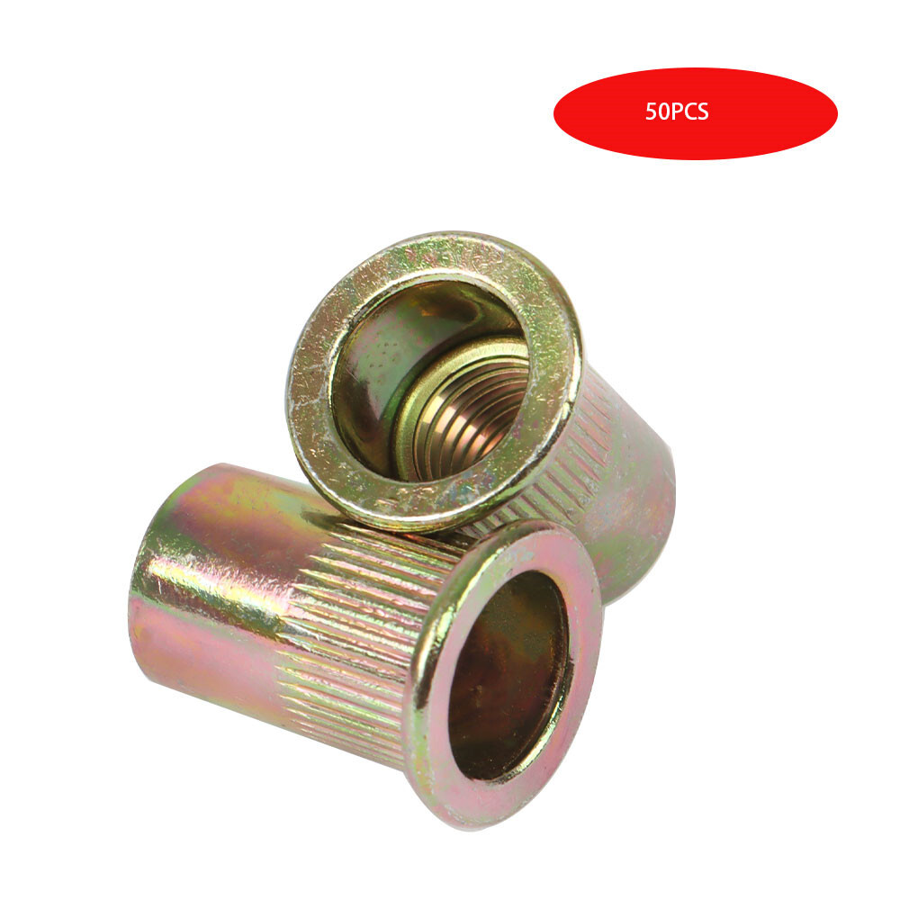 LABLT Stainless Steel Rivet Nuts Blind Nut Nutserts Rivnuts Metric M10 50pack
