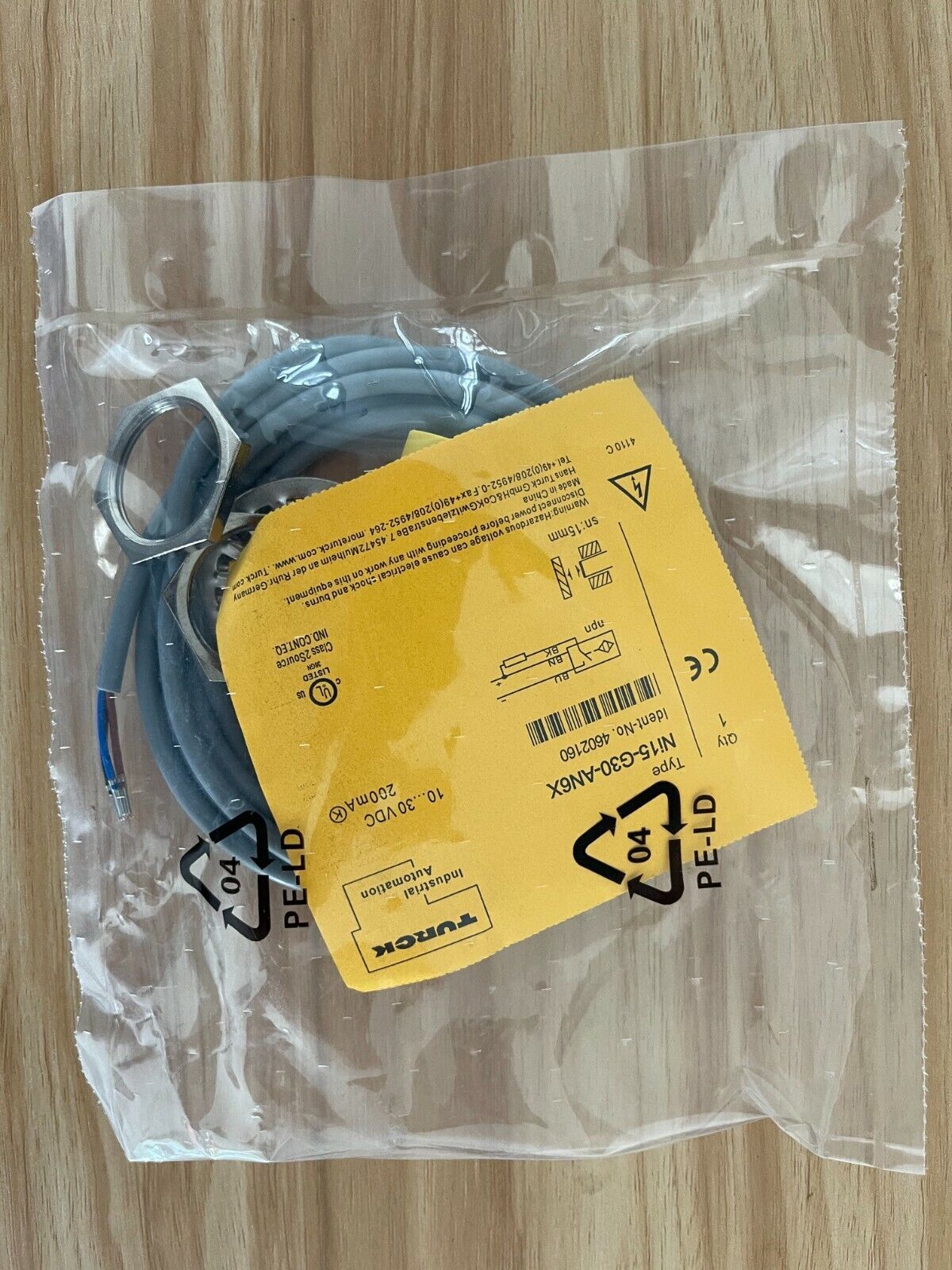 1pcs New Turck Proximity Sensor Switch Ni15-G30-AN6X free shipping