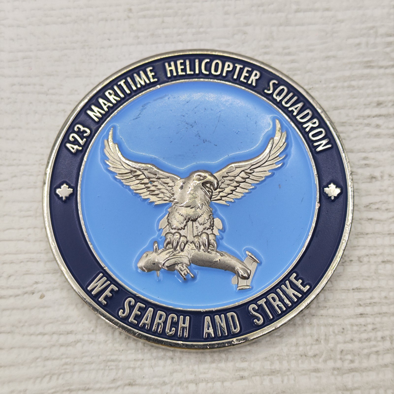 Canadian 423 Maritime Helicopter Squadron Challenge Coin