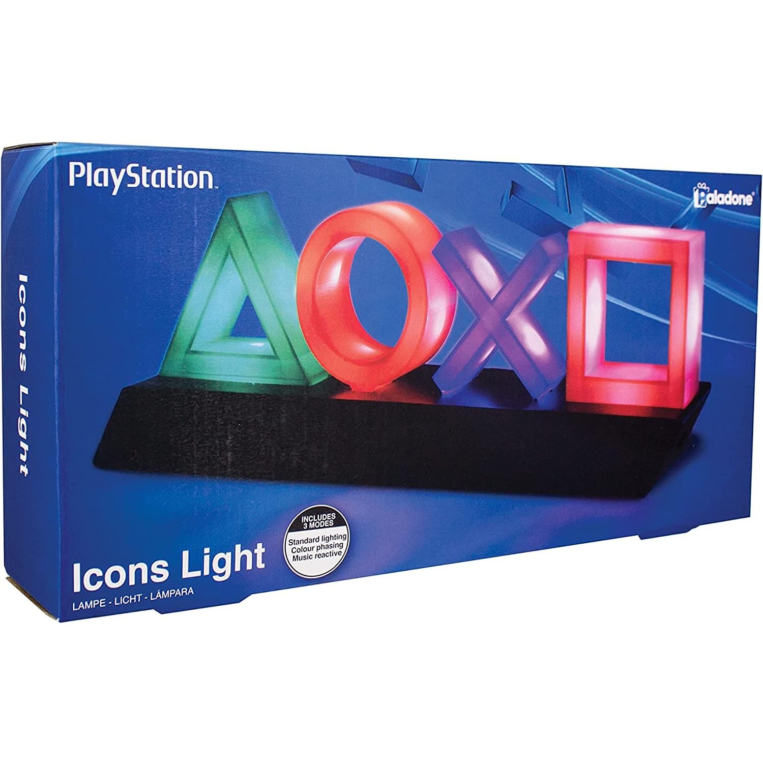 Paladone Playstation Controller Icons Light with 3 Regular, Multicolor