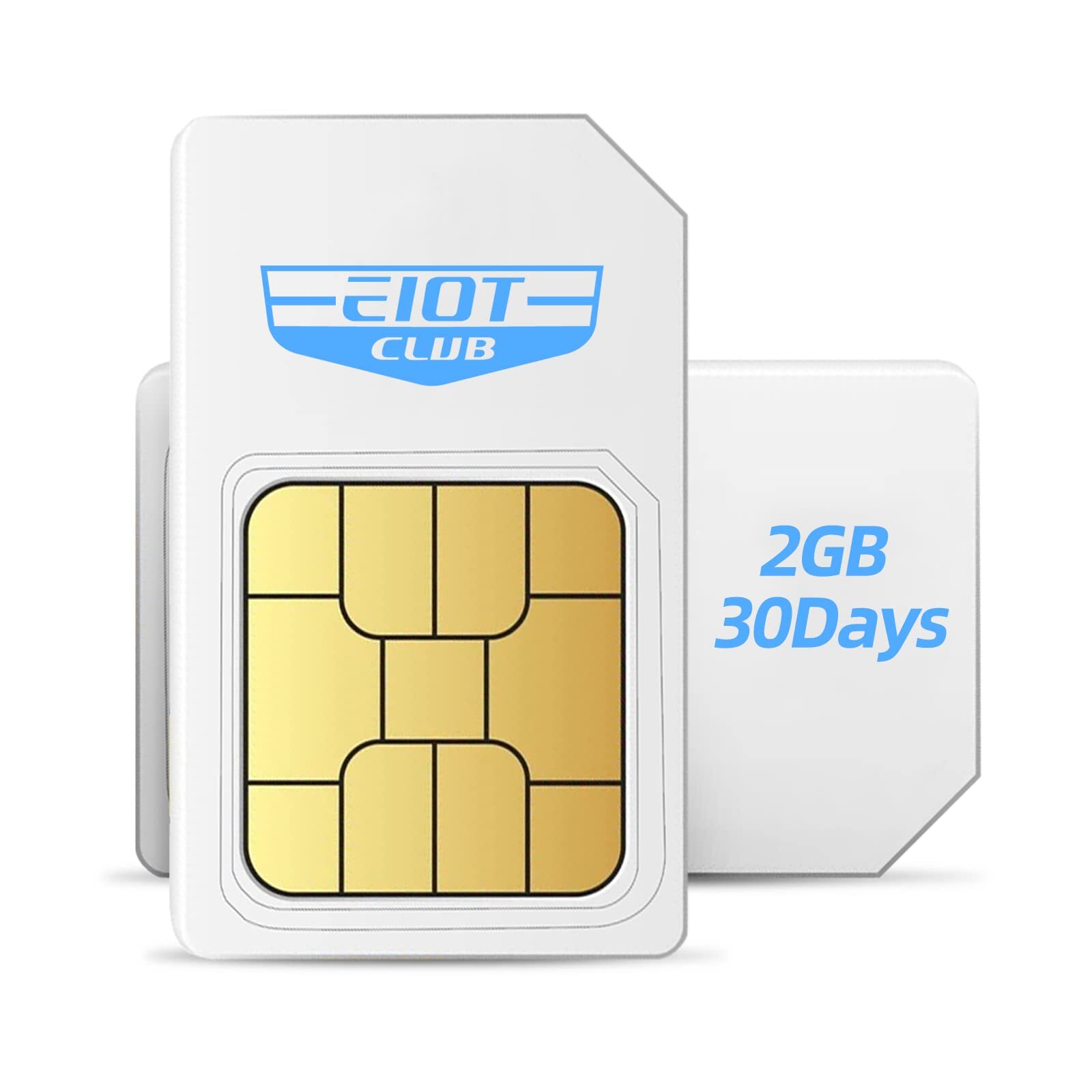 Prepaid SIM Card | 2GB 30-Day 4G LTE - Compatible with AT&T and T-Mobile Netw...
