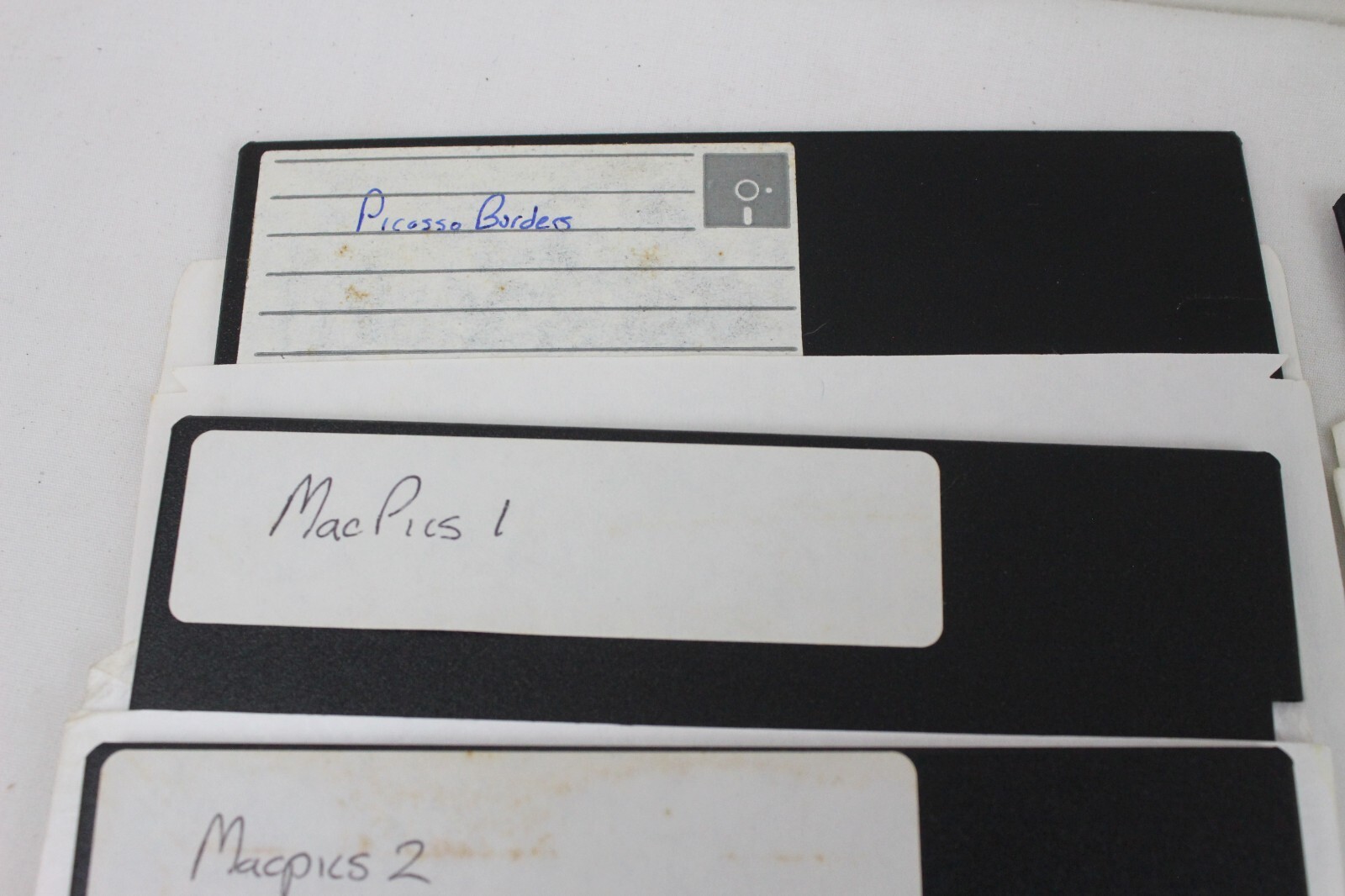 Vintage Computer Software Floppy Disk Lot MacPics 1 Through 10 Picasso