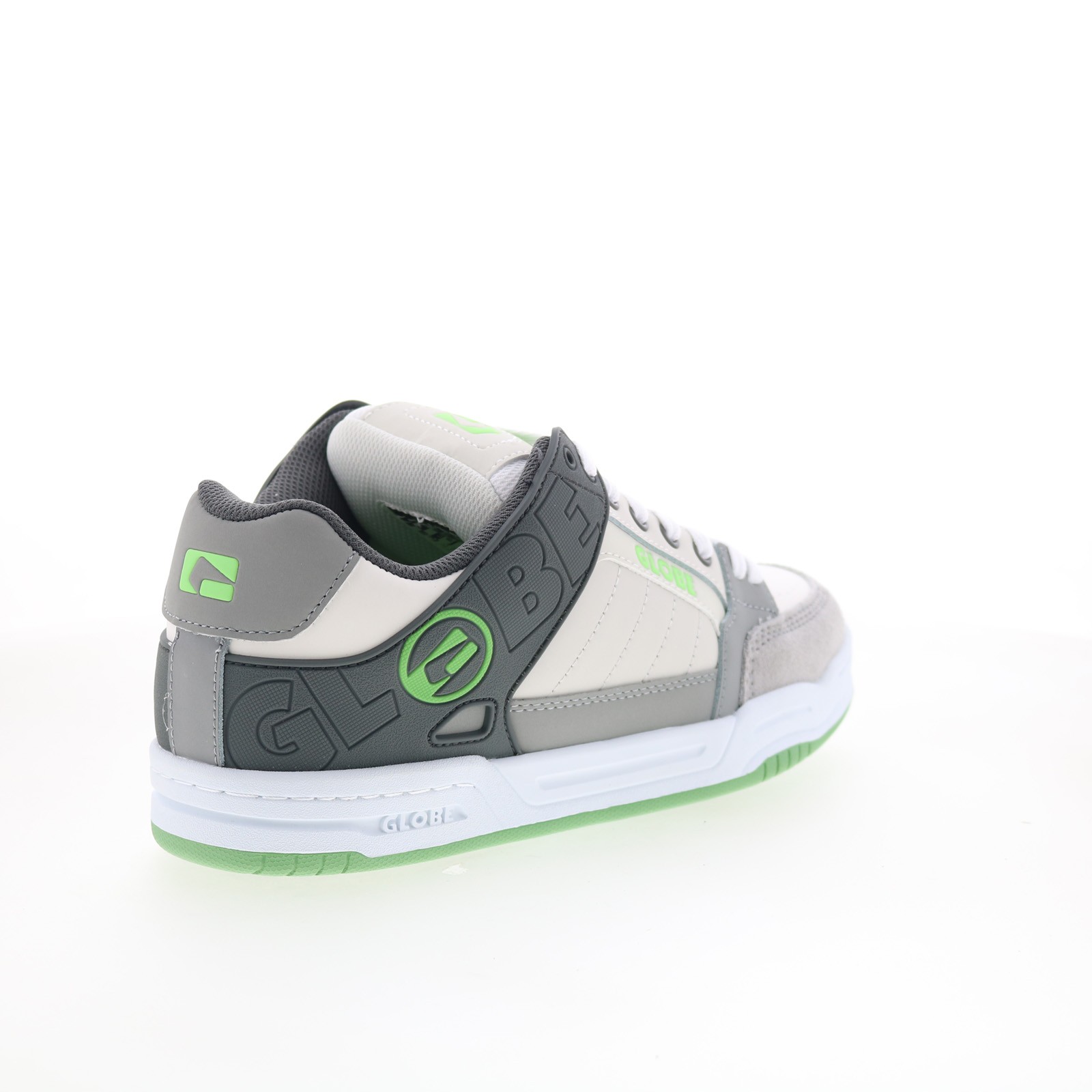 Globe Tilt GBTILT Mens Gray Leather Skate Inspired Sneakers Shoes
