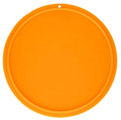 Motorcycle Kickstand Pad. Universal Fit. (Large) () Orange
