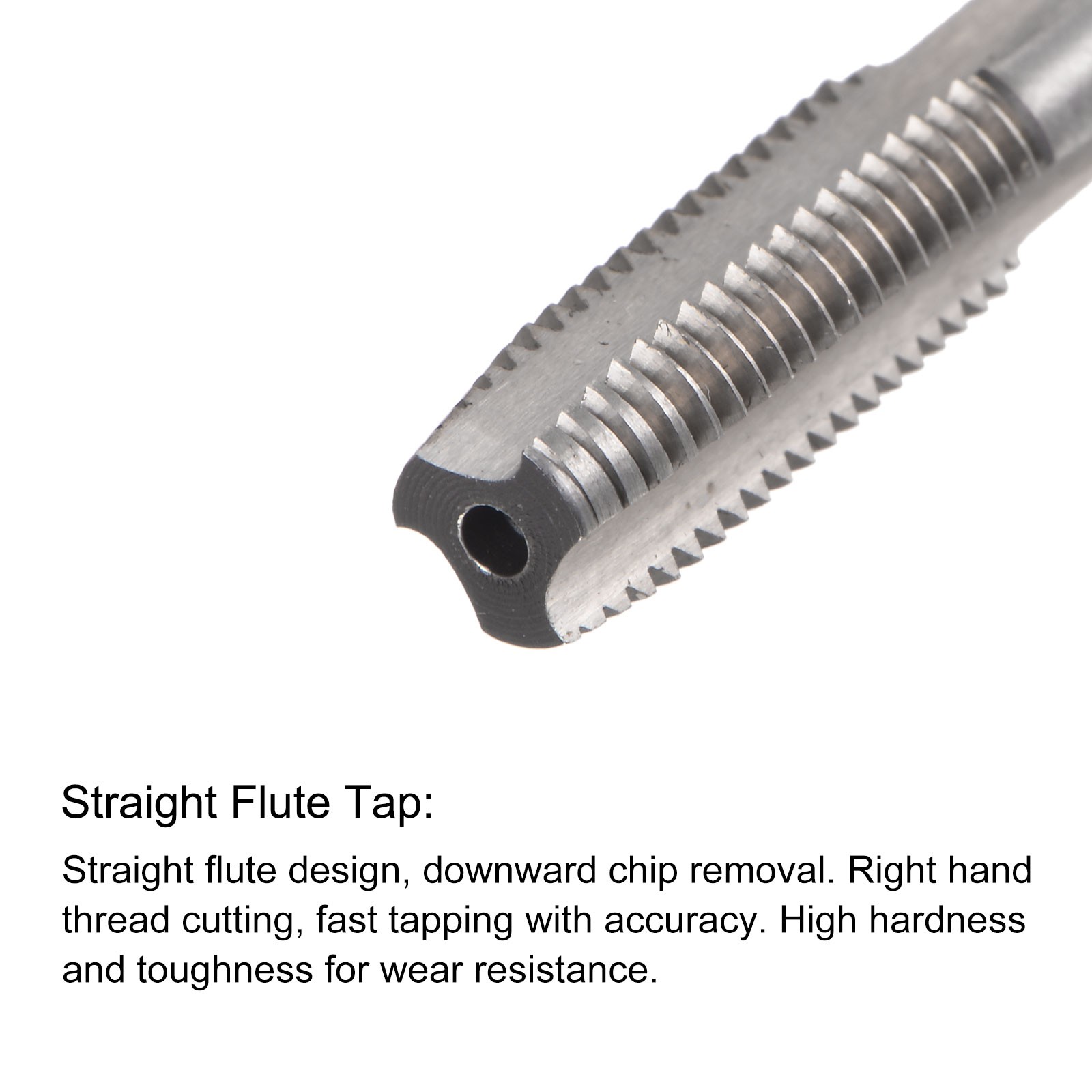 M7x1 Straight Flute Tap 6.0mm Drill Bit High Speed Steel Titanium Plated