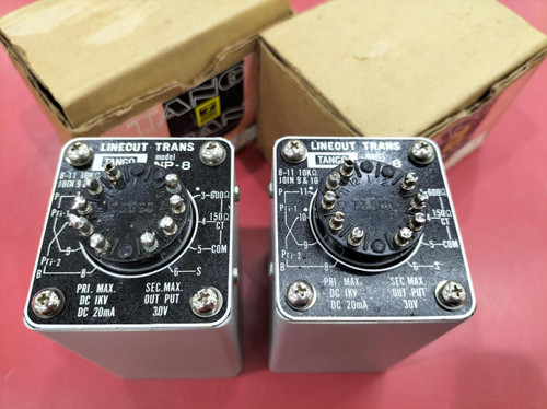 TANGO NP-8 Line Output Transformers Pair Audio Transformer Tested Working Japan