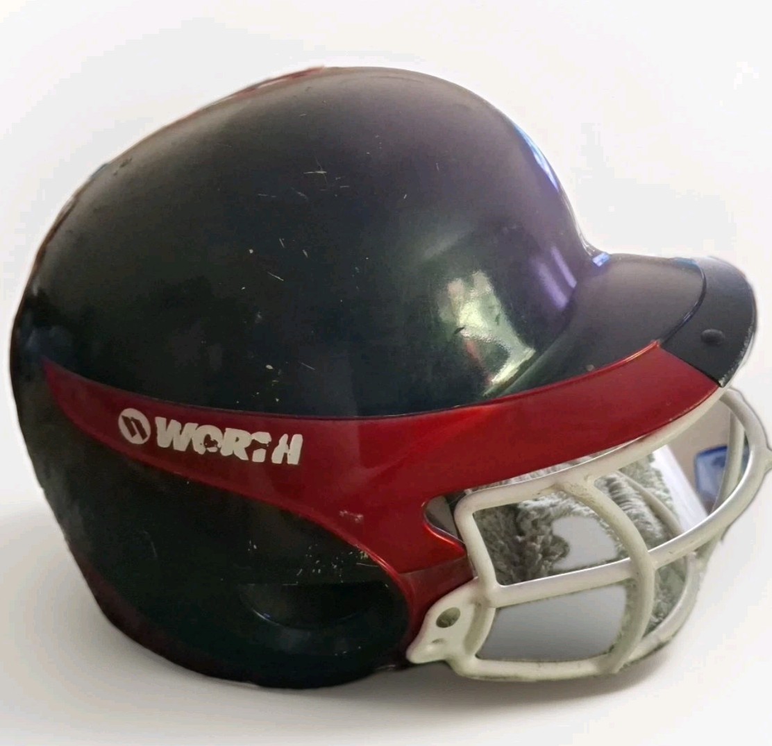 WORTH Softball Batting Helmet. Small full face.