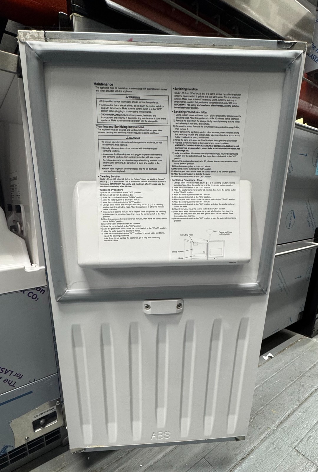 Perlick (ADA) Models H80CIMWAD 15 In Panel Ready Cubelet Ice Maker.