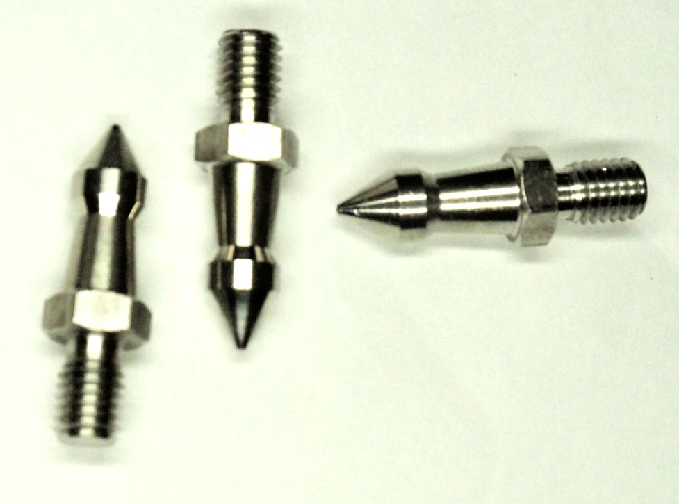 BENRO 1 Set of 3 Steel Tips Screw M8 Tips for Benro/Induro/Mefoto Tripod