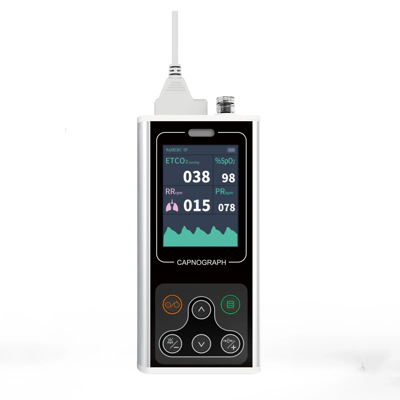 SR013 Capnograph side stream End-tidal CO2 Chargeable ETCO2+PR+SPO2+RESP rate