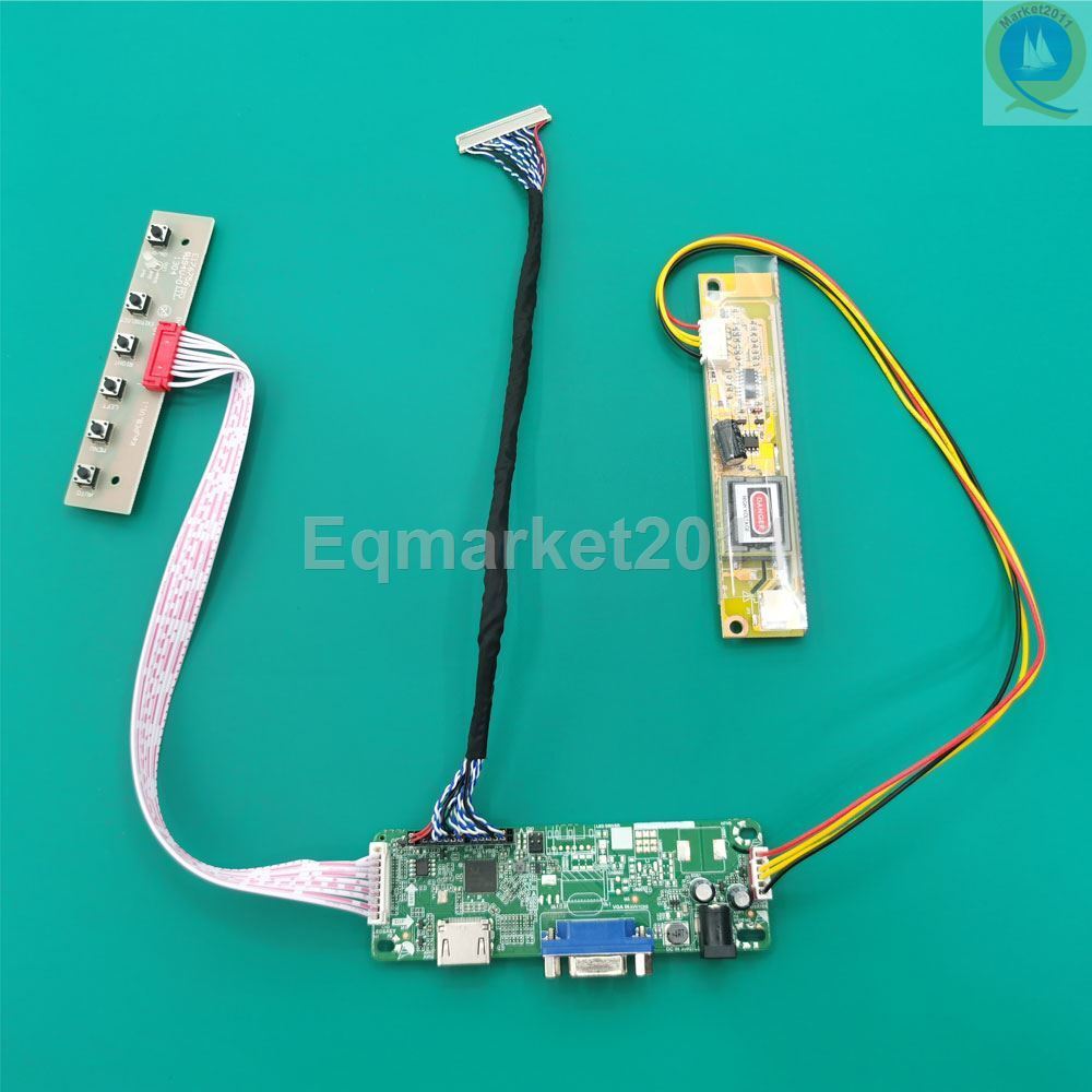 B154EW01 30pin LVDS Converter VGA LCD Display Controller Driver Board Kit HD-MI