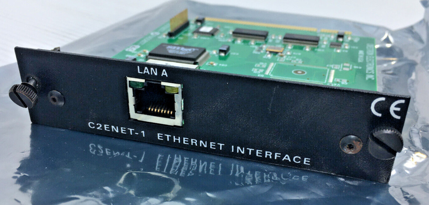 Crestron C2ENET-1 Ethernet Interface Single Port Ethernet Card for Z-Bus
