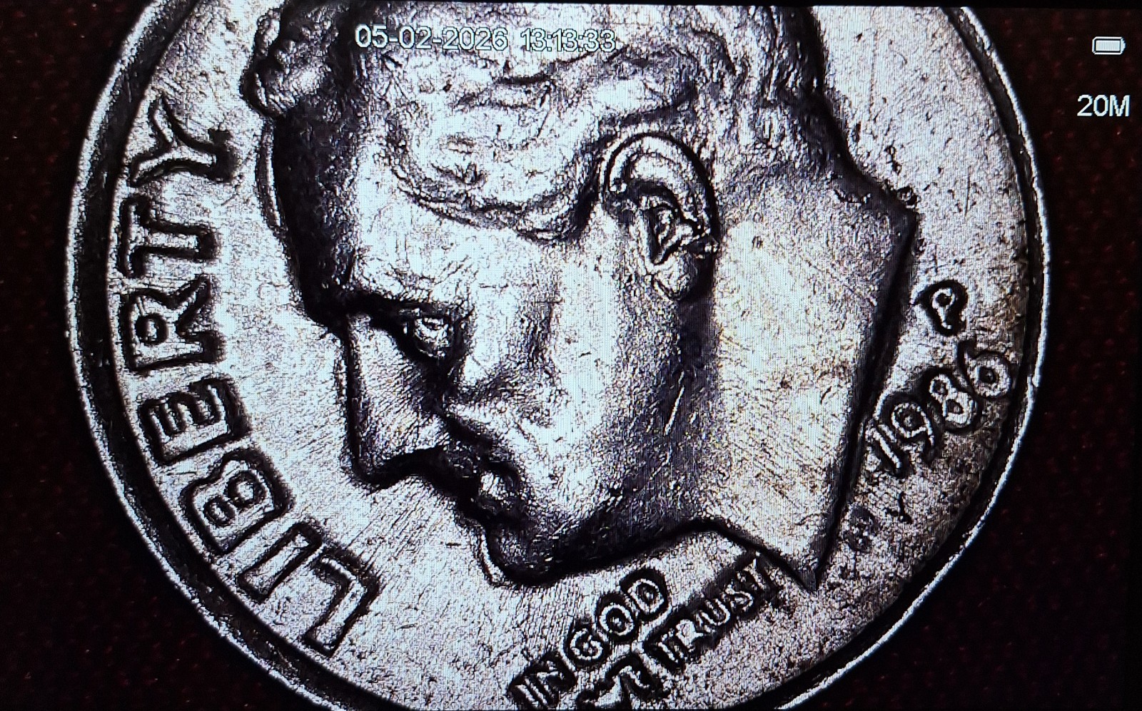 1986-P Roosevelt Dime Error Broadstrike 🔥 Broadstruck Oddities 😲