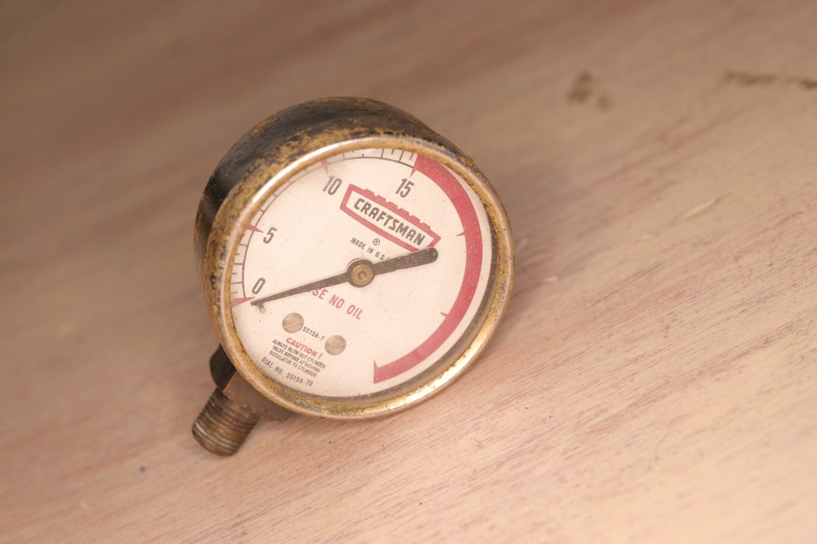 Craftsman 2" Diameter Gauge Vintage Steampunk Art 5515A-7