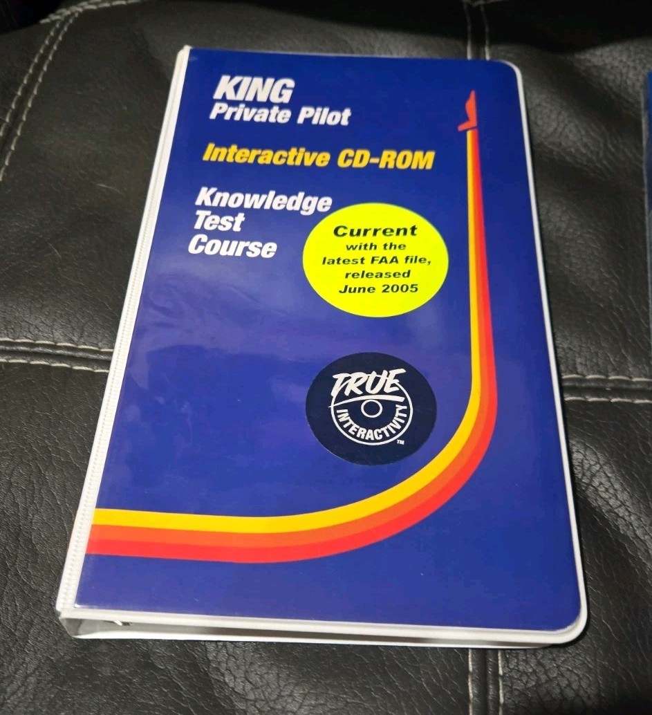 King Schools Private Pilot CD- ROM & Flight Knowledge Test Course Book + VFR CD
