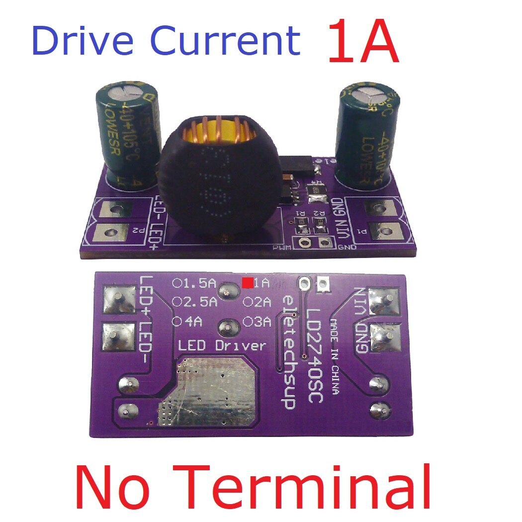 80W DC 4-24V 1-4A Switch-Mode Step-Down Constant-Current High-Brightness Module