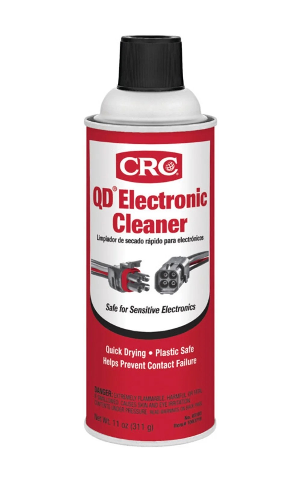 CRC Electronic Cleaner Spray, Quick Dry Aerosol for Sensitive Electronics,11 oz.