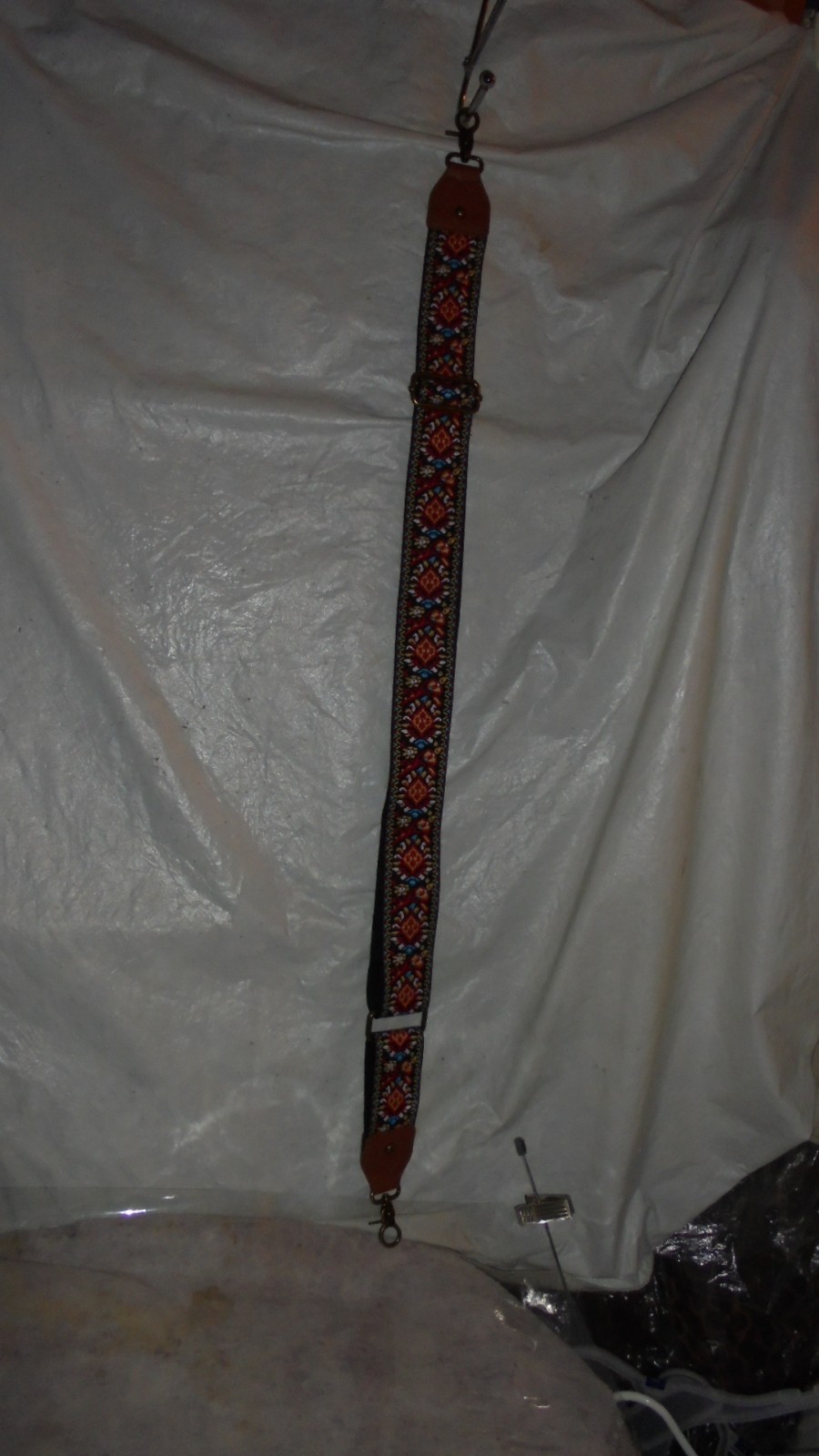 EMBROIDERED NEFELIBATE STRAP FOR PURSE & TOTE.  50" & 2" NEW WITHOUT TAGES.
